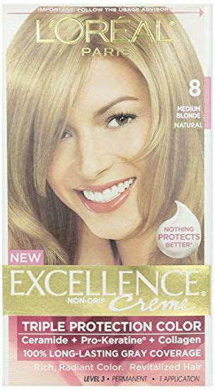 Getuscart L Oreal Paris Excellence Creme Permanent Hair Color Medium Blonde Percent