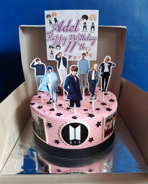 Kue Ulang Tahun Gambar Bts Serat