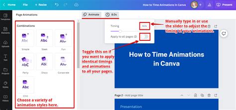 Can You Time Animations In Canva WebsiteBuilderInsider