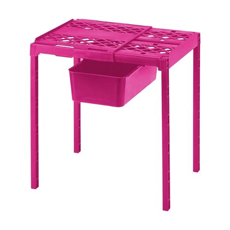 LockerMate Adjust-A-Shelf Locker Shelf & Organizer, Pink | Bostitch Office