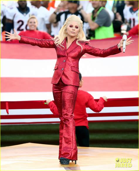 Lady Gaga Sings National Anthem at Super Bowl 2016 (Video): Photo ...