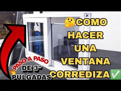 Como Hacer Una Ventana De Aluminio Doble Corrediza Aluminio Ventanas