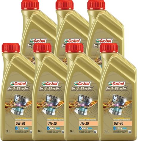 OLIO MOTORE AUTO CASTROL EDGE 0W30 FULL SYNTHETIC 7 LT LITRI