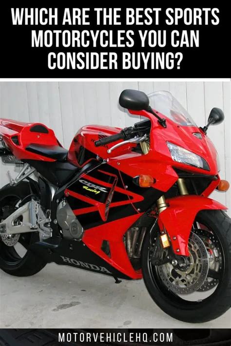 Which are the Best Sports Motorcycles You Can Consider Buying? - Motor ...