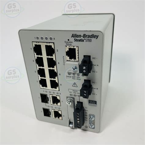 New Allen Bradley Bms Cgn A Stratix Ethernet Managed Switch