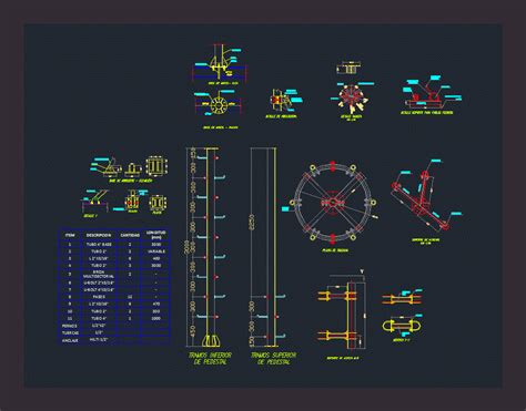 6 Meters For Antenna Mast DWG Detail For AutoCAD Designs CAD