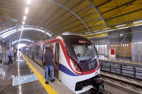 LINHA DE METRÔ É SUSPENSA EM SALVADOR APÓS OBJETO IMPEDIR PASSAGEM DOS