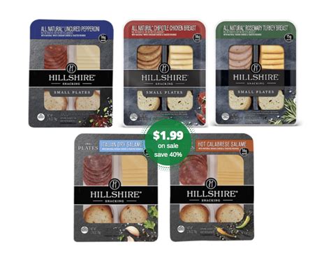 Hillshire Snacking Small Plates Snacks Just $1.99 at Safeway - Super ...