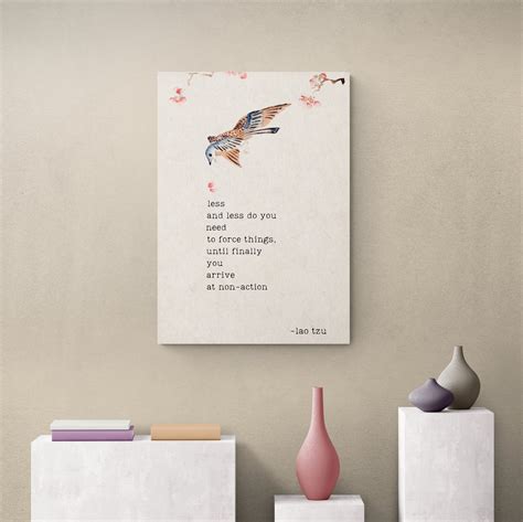 Zen Art Inspirational Quote Quote Print Lao Tzu's - Etsy