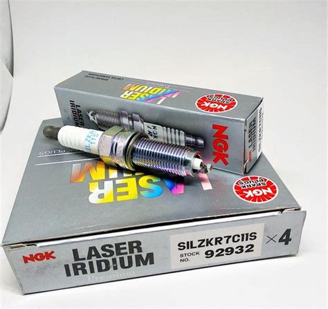 NGK SILZKR7C11S 92932 Laser Iridium Spark Plugs for Honda Accord CR-V ...