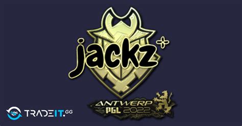 Sticker Jackz Gold Antwerp Tradeit