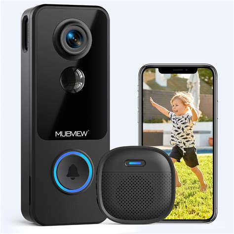 MUBVIEW Doorbell Camera Wireless No Subscription - Local & Cloud