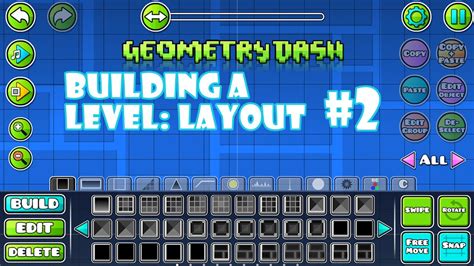 Building A Geometry Dash Level Layout 2 Youtube