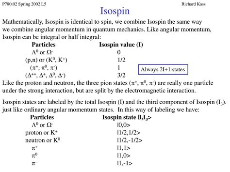 PPT - Isospin PowerPoint Presentation, free download - ID:817247