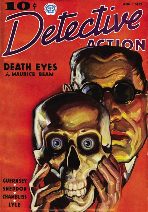 Detective Action Aug Sept 1937 Fists And 45s