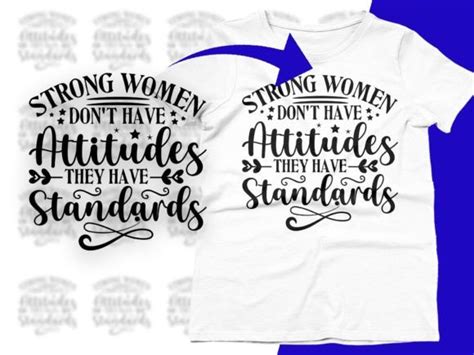 Strong Women Don T Have Attitude Svg Png Graphic By CraftDesigns