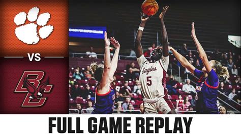 Clemson Vs Boston College Full Game Replay 2022 23 Acc Women’s Basketball Youtube