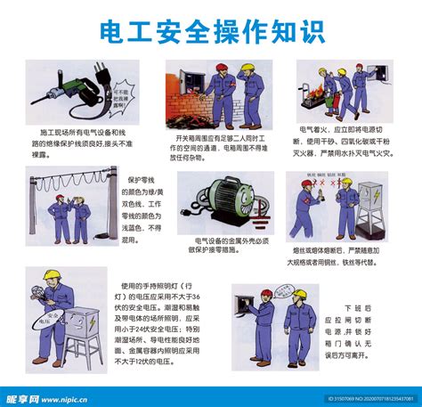 电工安全操作知识设计图海报设计广告设计设计图库昵图网