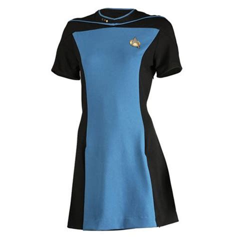 Star Trek The Next Generation Womans Skant Sciences Blue Uniform