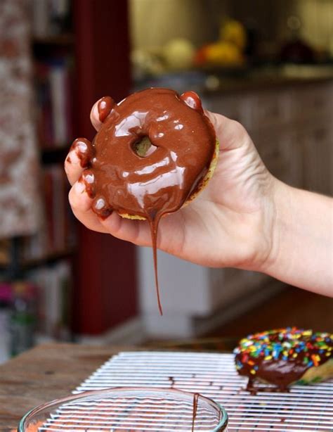 Cake Batter Doughnuts Recipe Cake Batter No Bake Cake Chocolate Icing