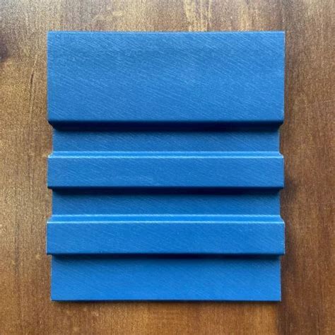 PVC Blue Louvered Panel For Office 9X 5inch L X W At Rs 1550 Piece