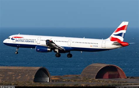 G EUXM Airbus A321 231 British Airways BA Euroflyer Pablo