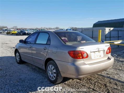 2003 Toyota Corolla Ce S Le Salvage Salvage And Damaged Cars For Sale