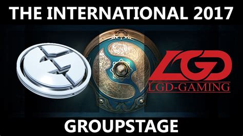 Eg Vs Lgd Game The International Lgd Vs Eg Youtube