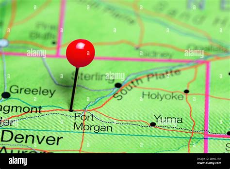 Fort morgan colorado map hi-res stock photography and images - Alamy