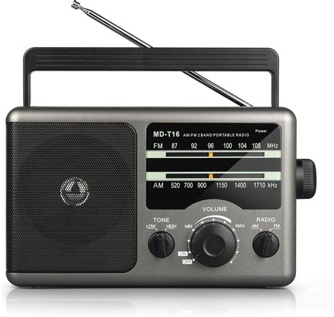 Transistor de Radio Am FM portátil con Conector para Auriculares de 3,5 ...