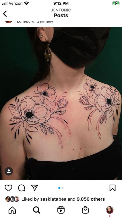 Pin By Christina Marie On Neotat In 2024 Floral Back Tattoos Chest