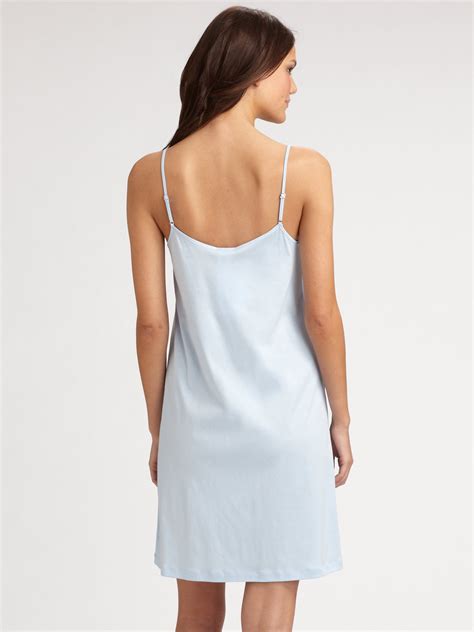 Lyst Hanro Tonight Long Nightgown In White