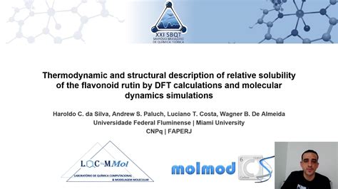 Thermodynamic And Structural Description Of Relative Solubility Of