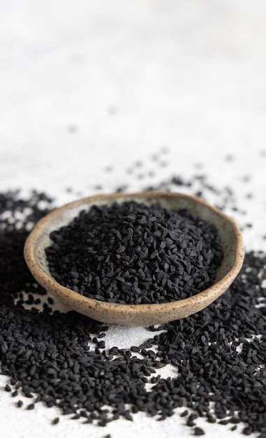 Especias Indias Comino Negro Nigella Sativa O Semillas De Kalonji En Un