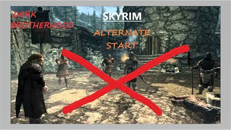 Dark Brotherhood Alternate Start Mod Skyrim SE YouTube