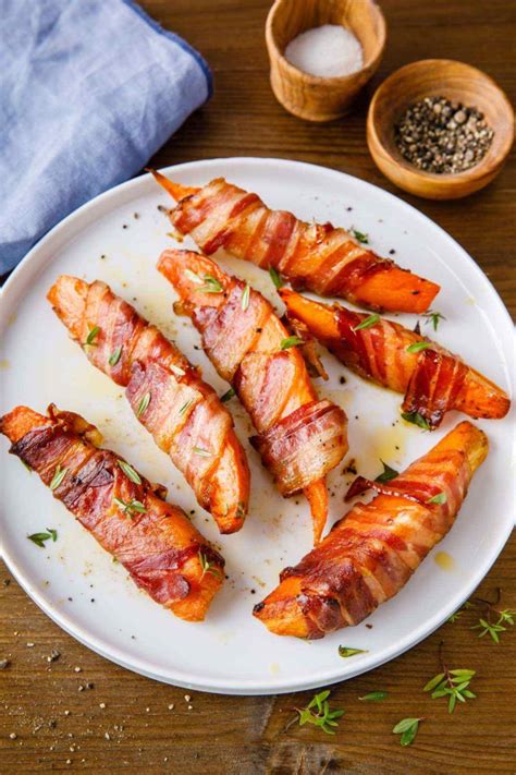 Bacon Wrapped Sweet Potato Wedges Paleo Grubs