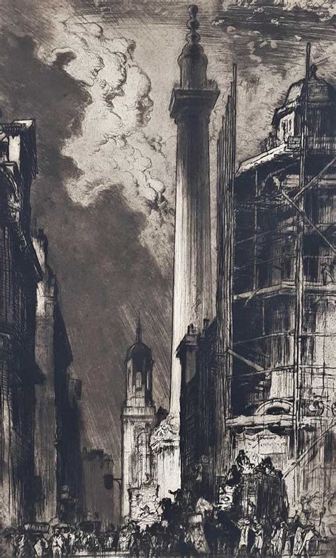 The Blitz, London (signed) by Frank Brangwyn For Sale | Art & Object ...