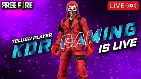 Unlimited Customs Fflive Kdr Gaming Free Fire Live Telugu