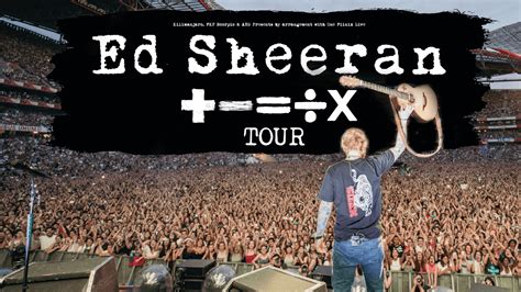 Ed Sheeran's + - = ÷ x Tour is here! - Fun Kids - the UK's children's ...