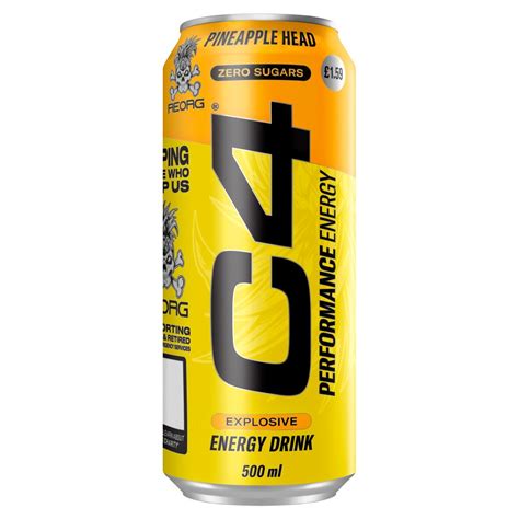 performance energy pineapple head energy drink ml bestway