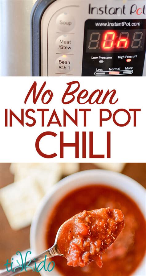 Delicious Easy No Bean Instant Pot Chili Recipe