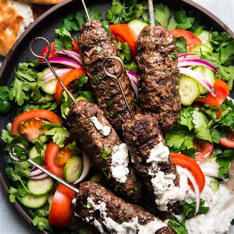 The Modern Proper Beef Kofta Kebabs With Tzatziki