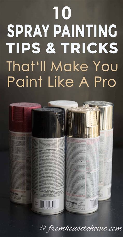 10 spray painting tips and tricks for creating a smooth finish – Artofit