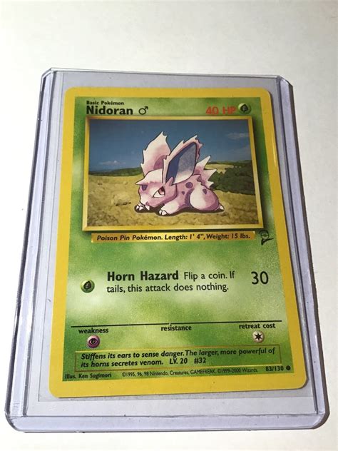 Nidoran Base Set 2 83130 Common Pokemon Card Unlimited