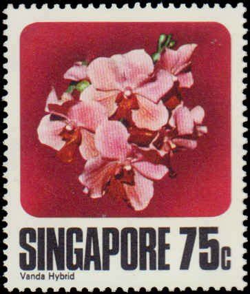 Singapore 319 322 Complete Set 4 1979 Flowers Never Hinged Asia