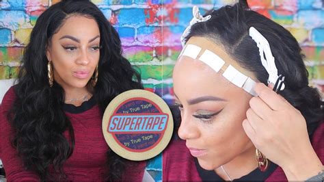 Start To Finish Detailed Securing Your Lace Wig W Tape Only Method