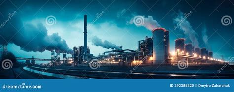 Emission Of Coal Power Plant Royalty Free Stock Photography