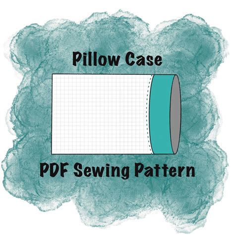 Pillow Case PDF Sewing Pattern Beginner Sewing Project Digital Download ...