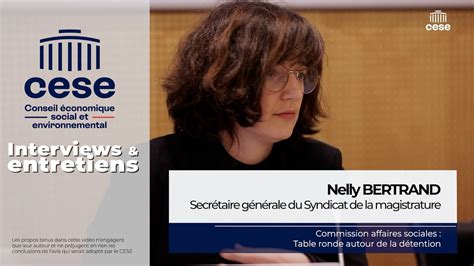 Nelly Bertrand Syndicat De La Magistrature Le Sens De La Peine