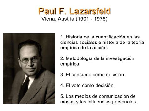 Modelo De Lazarsfeld